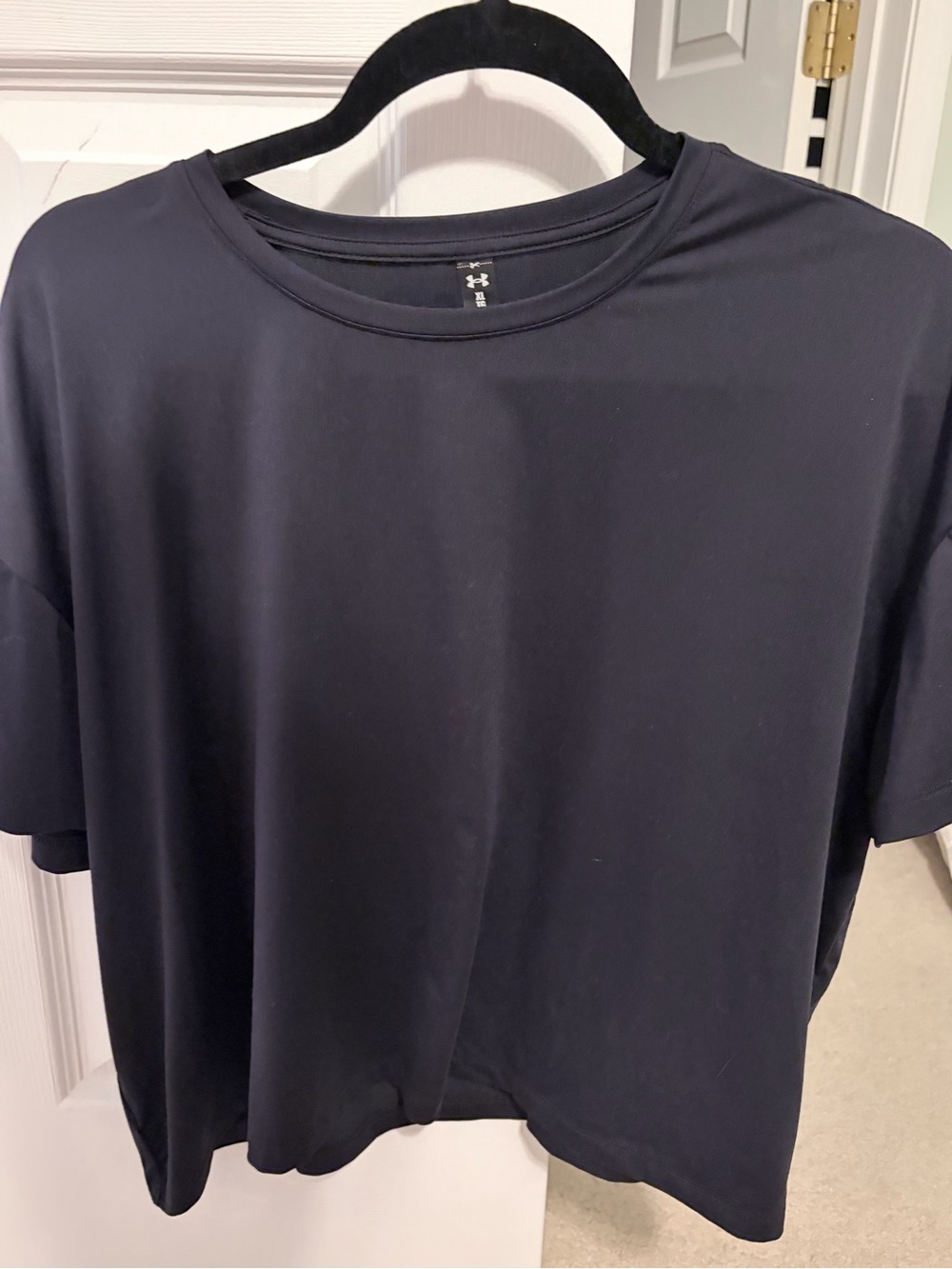 Under Armour Women's Crop Tee - Black